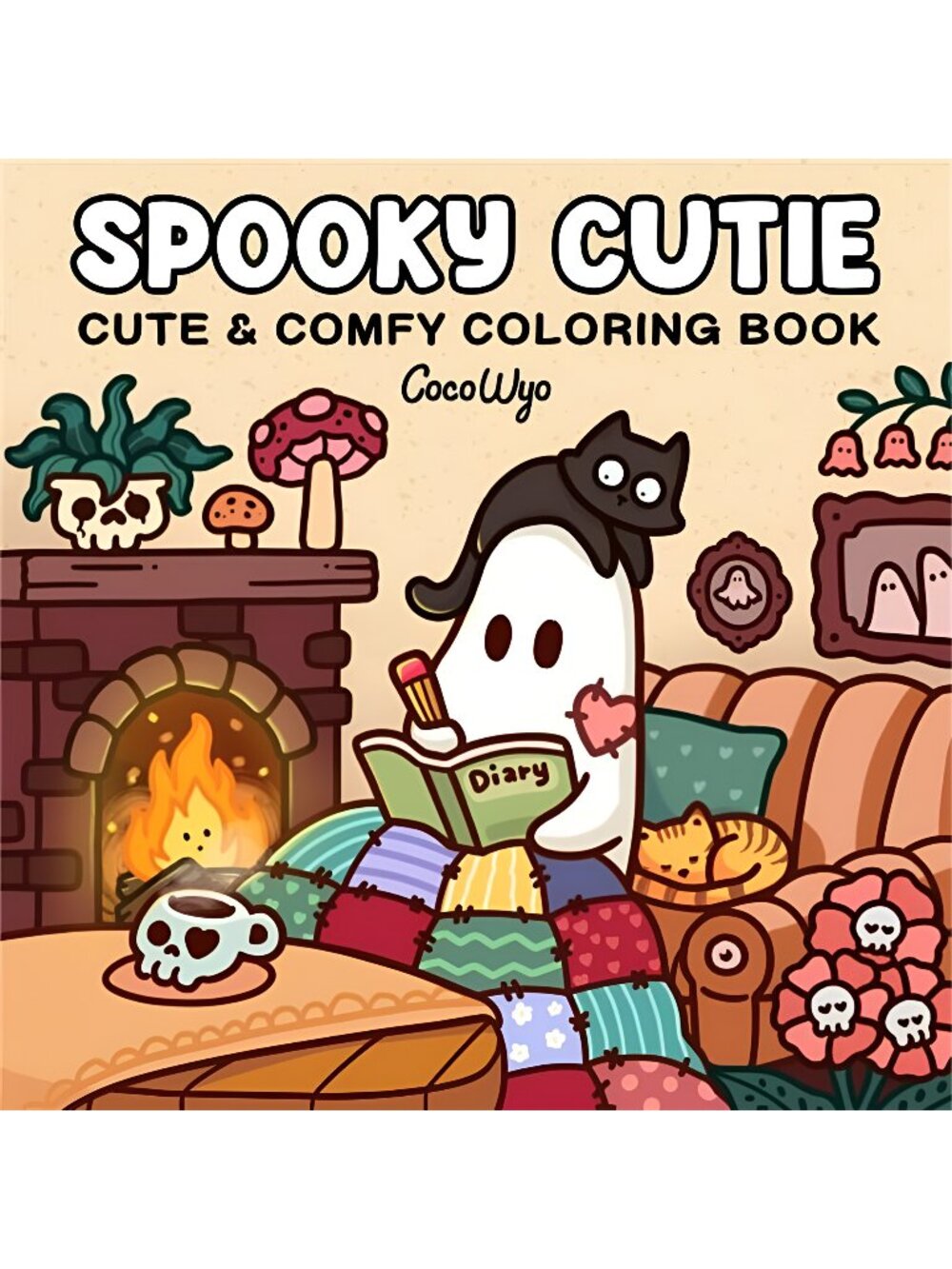Spooky Cutie: Coloring Book for Adults and Teens Featuring Adorable Creepy